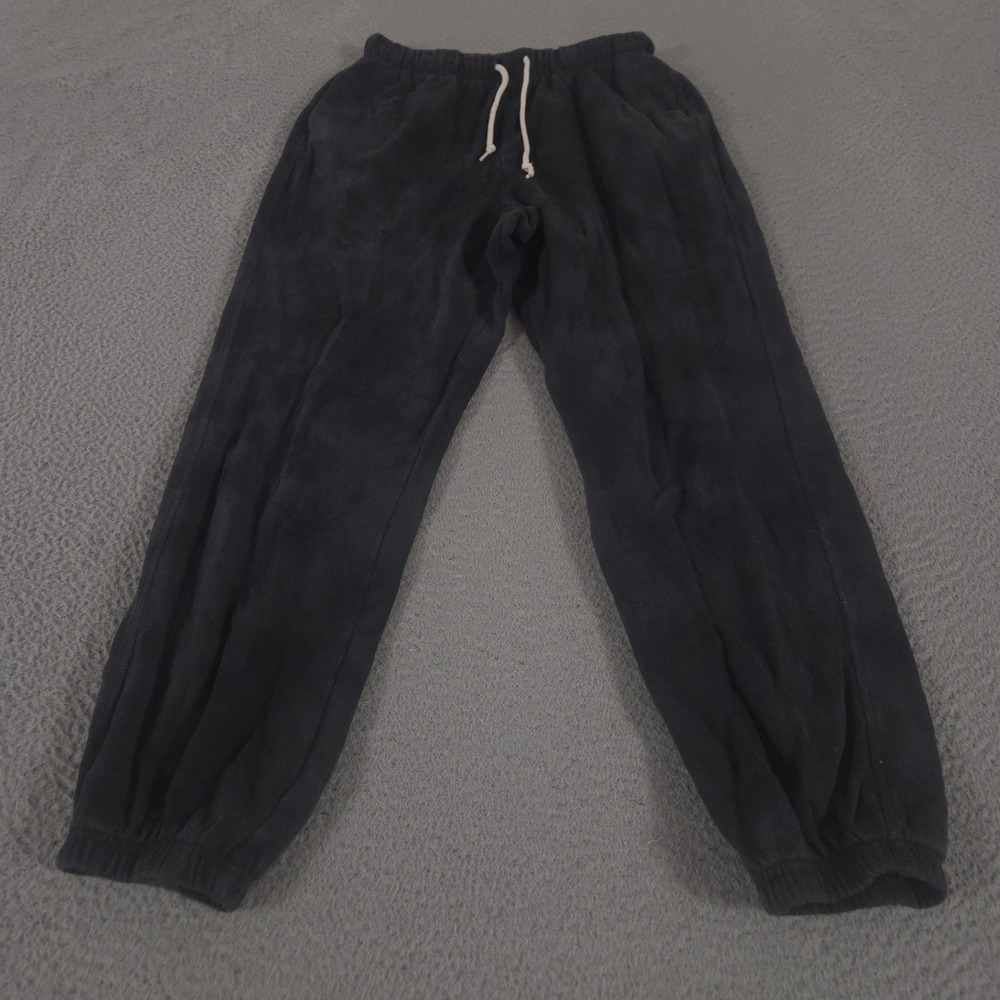 Old Navy Sweatpants Womens Small Black Extra High-Waisted Vintage Specially Dyed